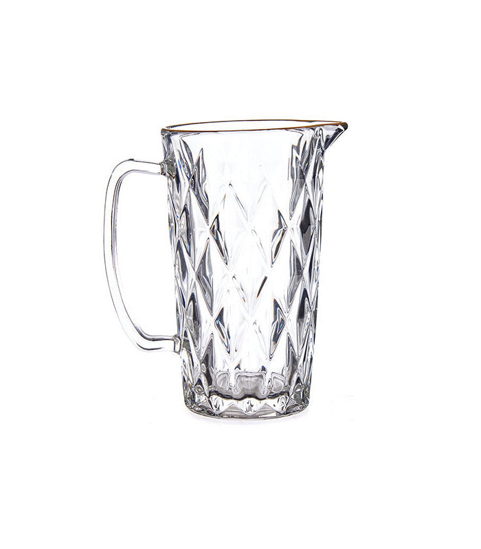 Crystal Diamond can gold rim 1L