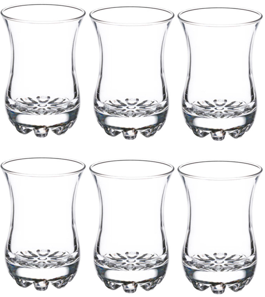 Turkish tea glasses 8 cl - 6 pieces