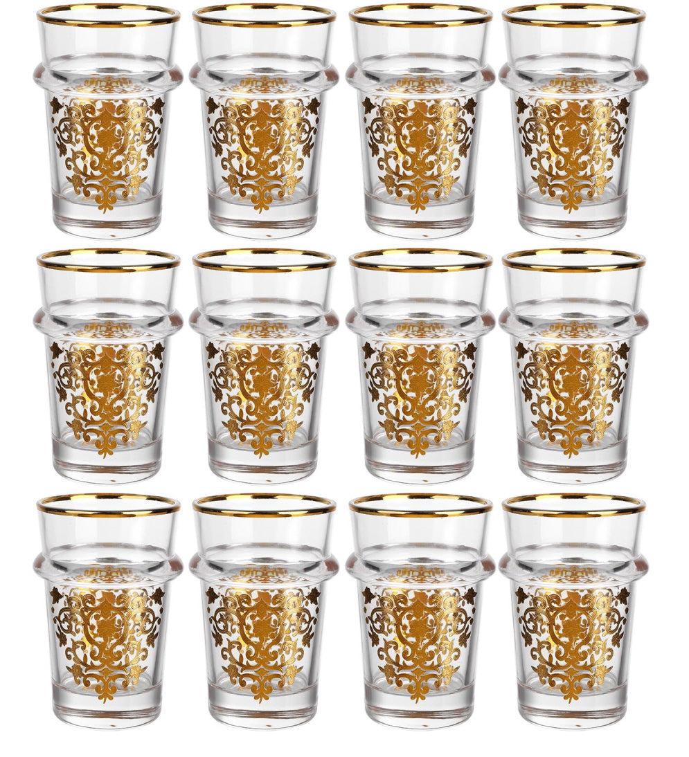Verres Beldi marocains – Lot de 12