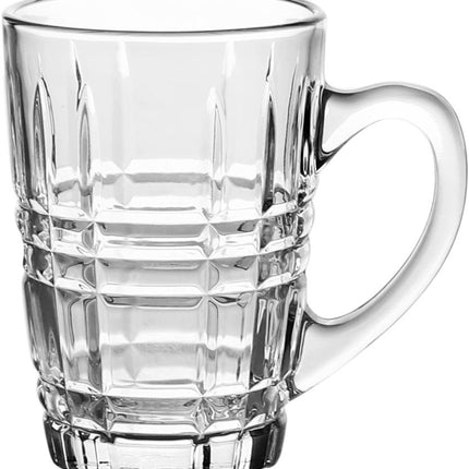 Set van 6 glazen  - Mokken met handvat