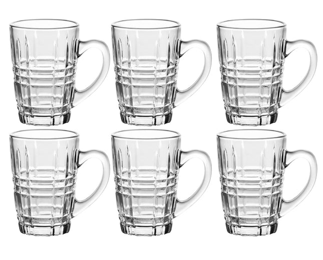 Set mit 6 Gläsern - Tassen mit Henkel