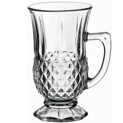 6 Luxe drinkglazen met handvat