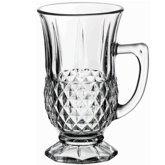 6 Luxus-Trinkgläser mit Henkel