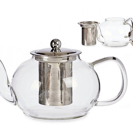 Teekanne aus Glas mit Sieb 1,1 L