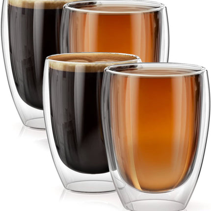 Doppelwandige Gläser - 250 ml - 4 Stück