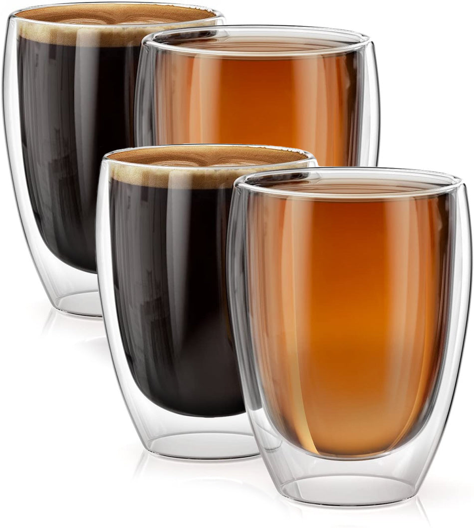Double-walled glasses - 250 ml - 4 pieces