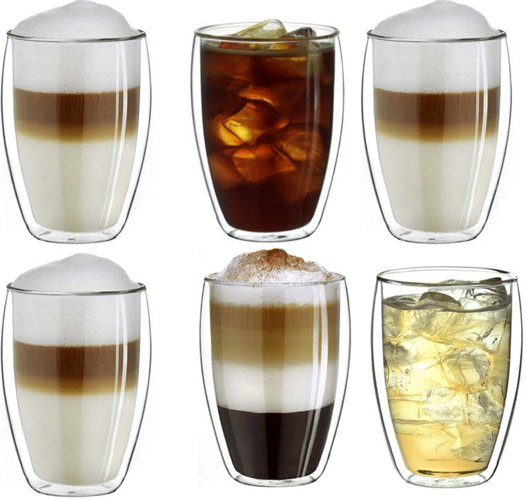 Double-walled glasses - Set of 6 x 350 ml