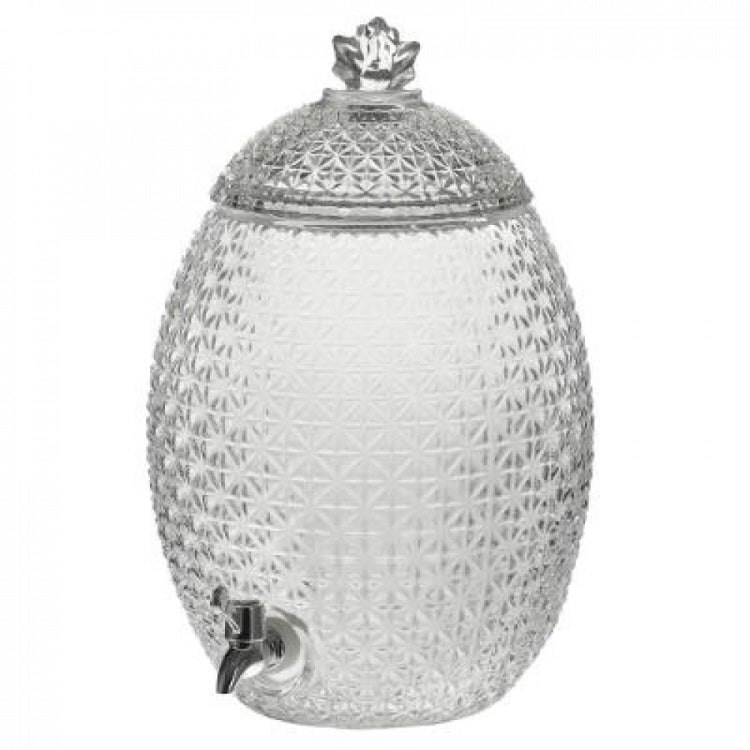 Distributeur de boisson en verre - Carafe de 10 litres en verre - avec robinet
