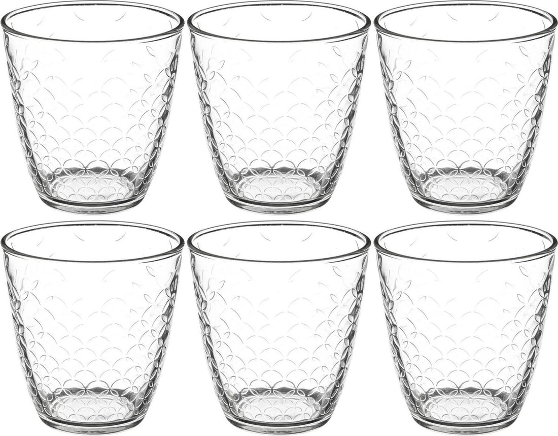 Set of 6x water / juice glasses Rome 250 ml made of glass