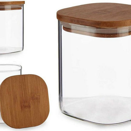 Vorratsglas mit Bambusdeckel (880 ml)