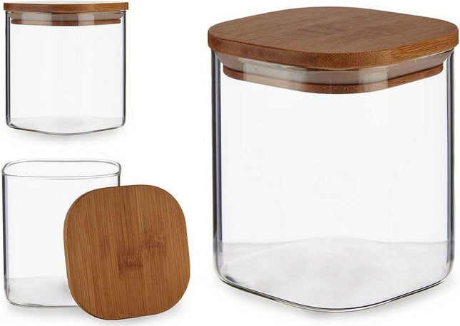 Vorratsglas mit Bambusdeckel (880 ml)