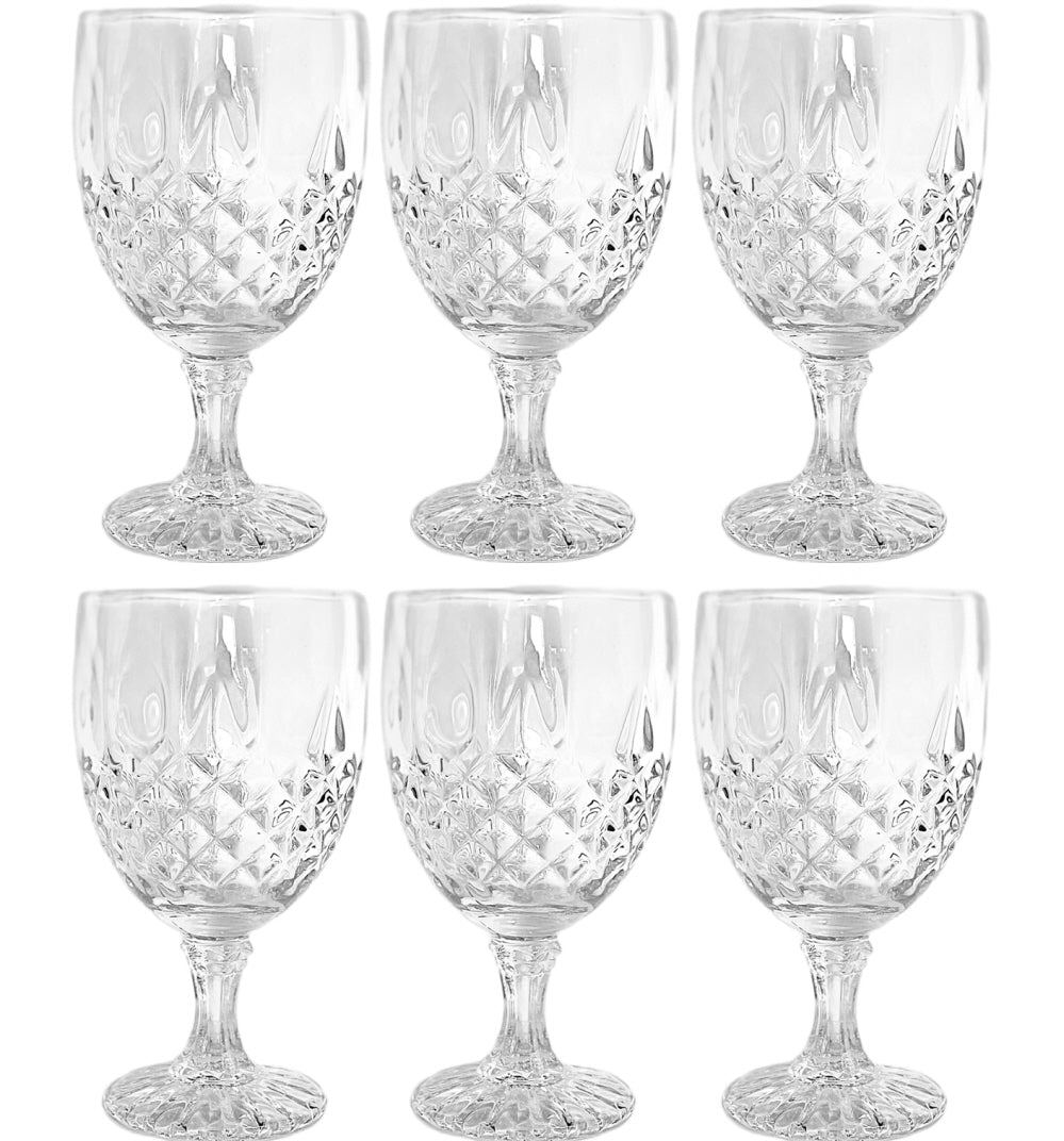 Lot de 6 verres à cocktail robustes
