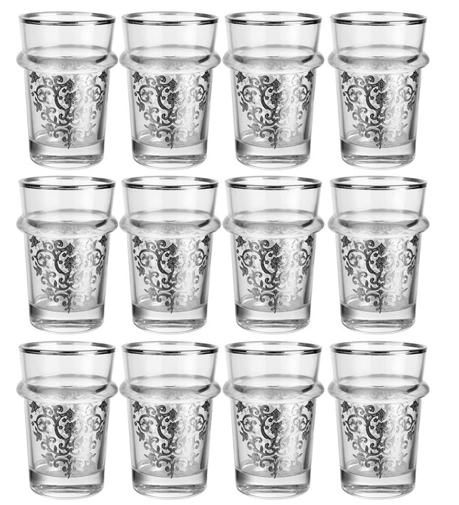 Marokkaanse design Beldi glazen – 12 Delig