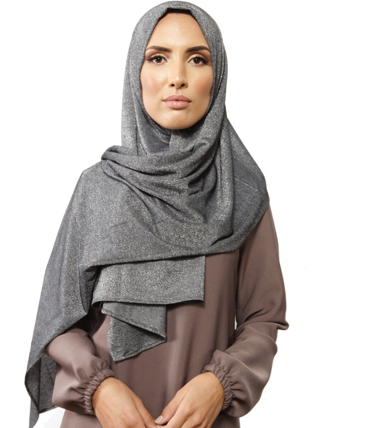 Foulard scintillant métallique