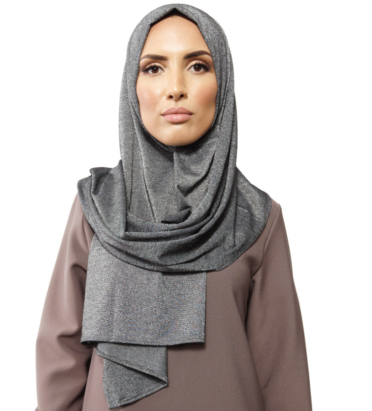 Foulard scintillant métallique