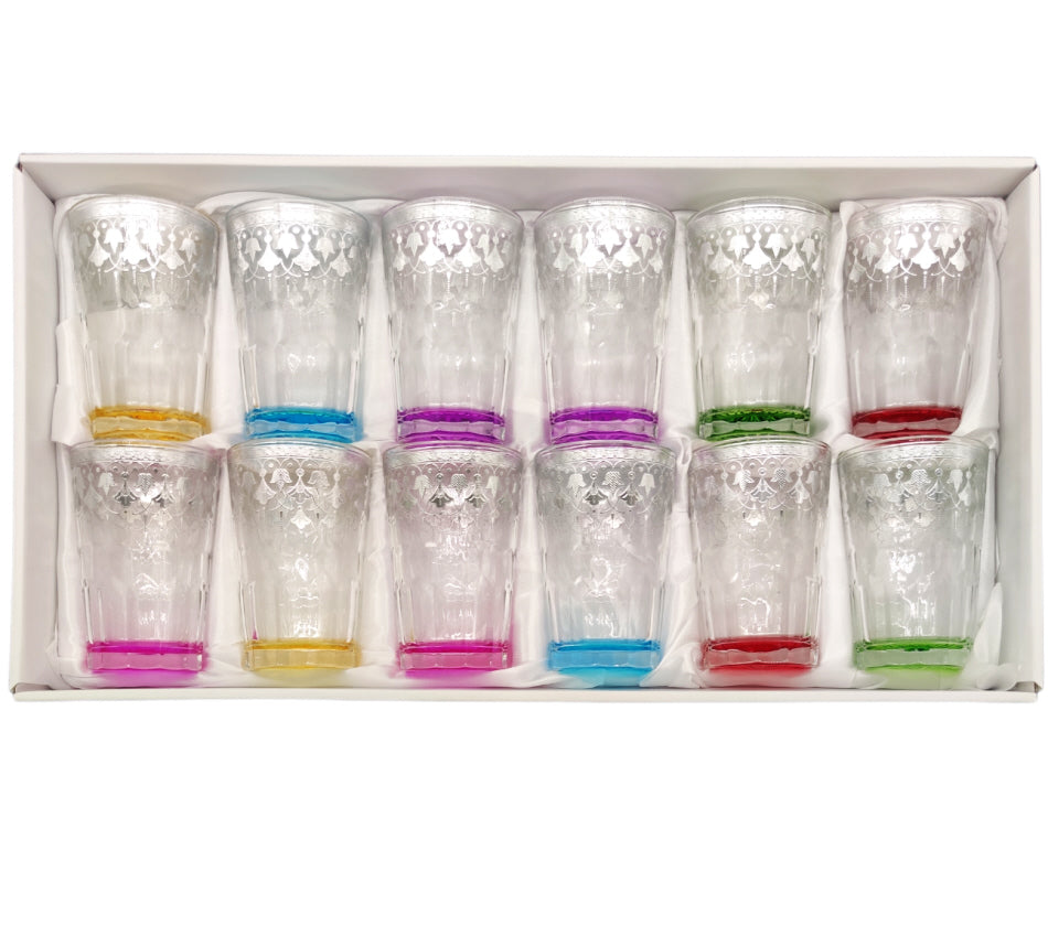 Orientaux glass set of 12 pcs.