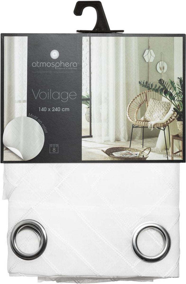 Curtain with a subtle pattern