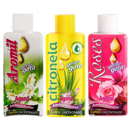 Gota Gota Mixpaket Lufterfrischer 3 Stück - Aromil- Citronella- Roses
