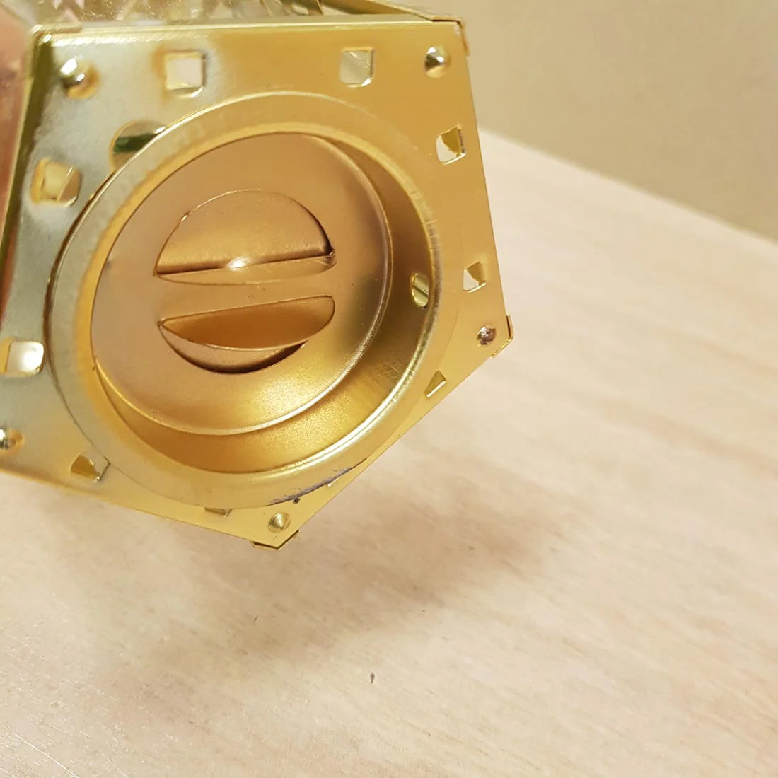 Oosterse mini metalen lantaarn – kaarsenhouder 13 cm, zilver, goud of koper – foto 7