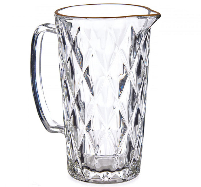 Crystal Diamond can gold rim 1L