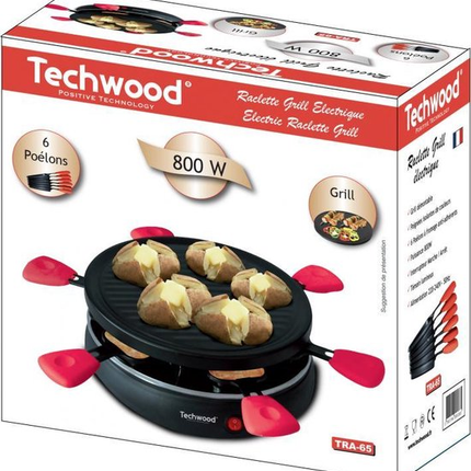 Gourmet-Set mit 6 Pfännchen - Raclette-Grill