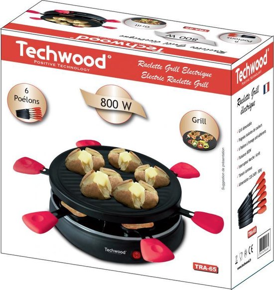 Appareil à raclette avec 6 poêlons - Raclette Grill