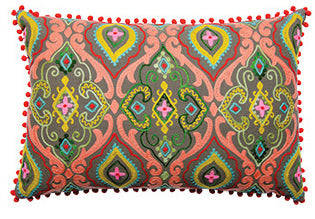 Bestickter Kissenbezug orientalisches Design 40x60cm