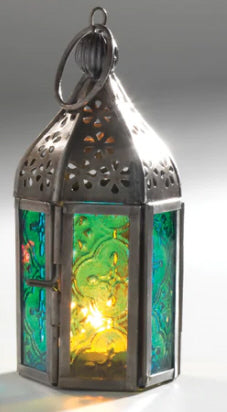 Marokkanische Mini-Glaslaterne