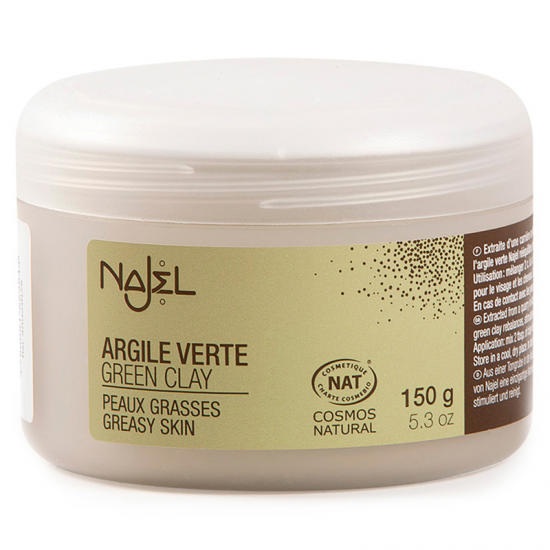 Najel green clay powder face mask - 150 g