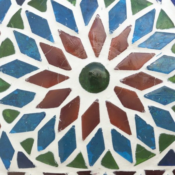 Suspension orientale Gaya mosaïque multicolore