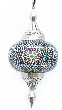 Orientalische Hängeleuchte Gaya Mosaik multicolor