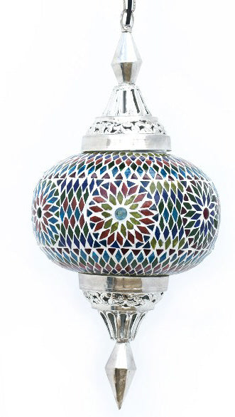 Suspension orientale Gaya mosaïque multicolore