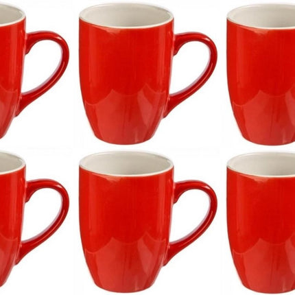 Grote Secret de Gourmet koffie mokken, 360 ml, 6 stuks