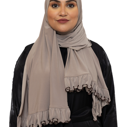 Rüschen-Premium-Jersey-Schal