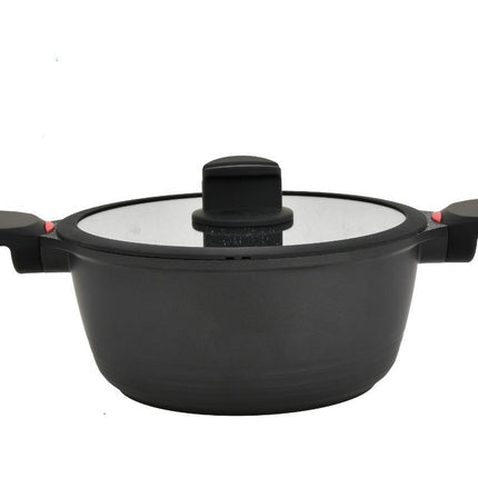 Pannenset - 13-delig - Inductie - Geschikt voor alle warmtebronnen - Kookset - Inclusief accessoires  - gietaluminium met Greblon® anti-aanbak