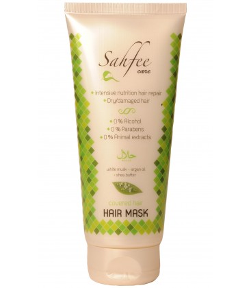 HAAR MASKER VOOR BEDEKT HAAR (WITTE MUSK)