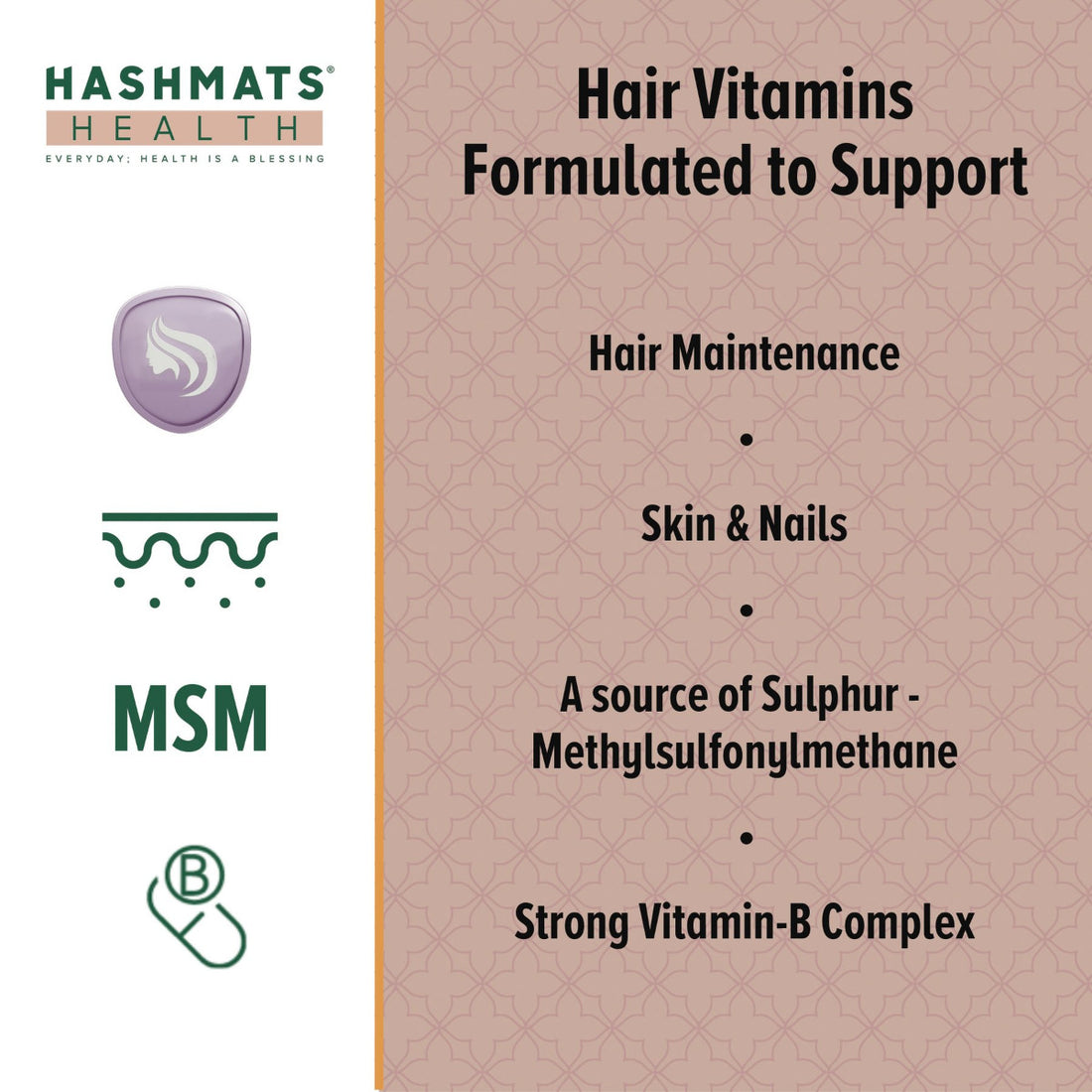 Hair Vitamin Bundle 4-Pack - Halal and Vegan certified