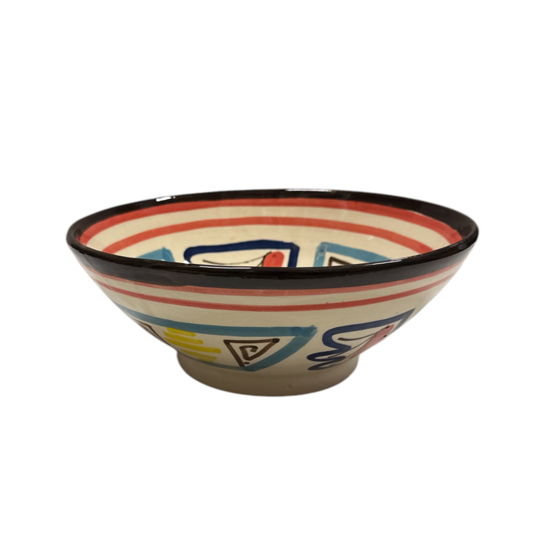 Handmade Moroccan bowl - 15 cm - vibrant colors