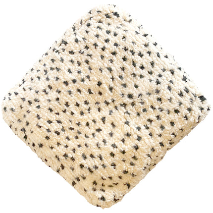 Marokkanischer handgefertigter Berber-Pouffe (Beni Ourain) Flauschiges Bohemian Bodenkissen