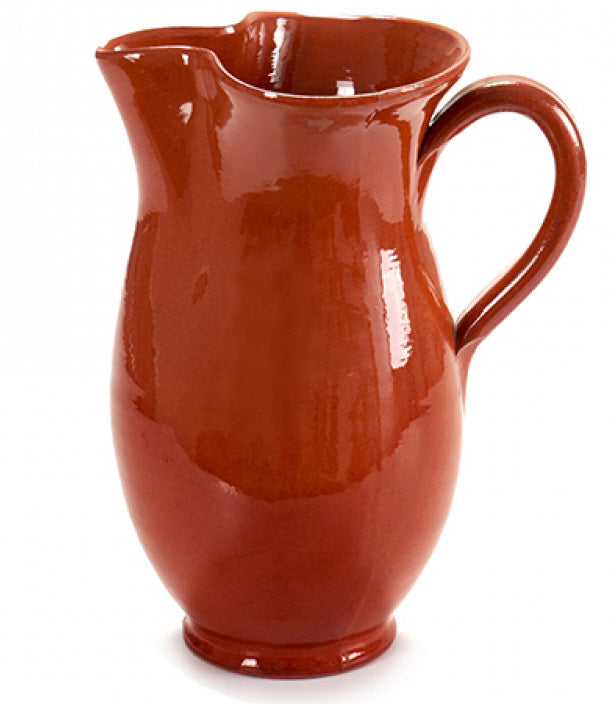 Handgemachter Terrakotta-/Tonwasserkrug 0,5 L
