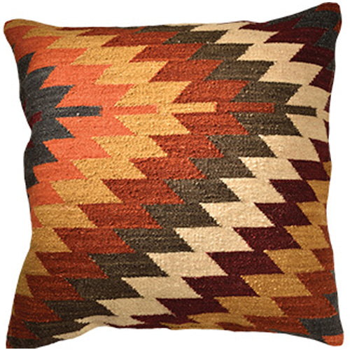 Housse de coussin Kilim tissé main