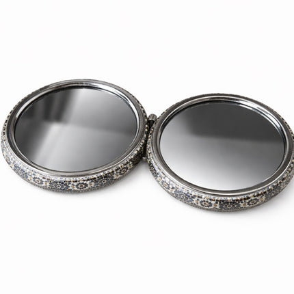 Handspiegel - Make-up Ø 7,5 cm – Marokkanisches Design – Kompakt & Faltbar