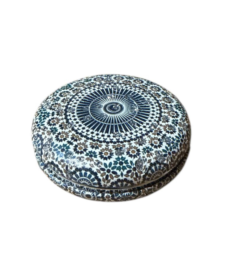Hand mirror - make-up Ø 7.5 cm – Moroccan Design – Compact & Foldable