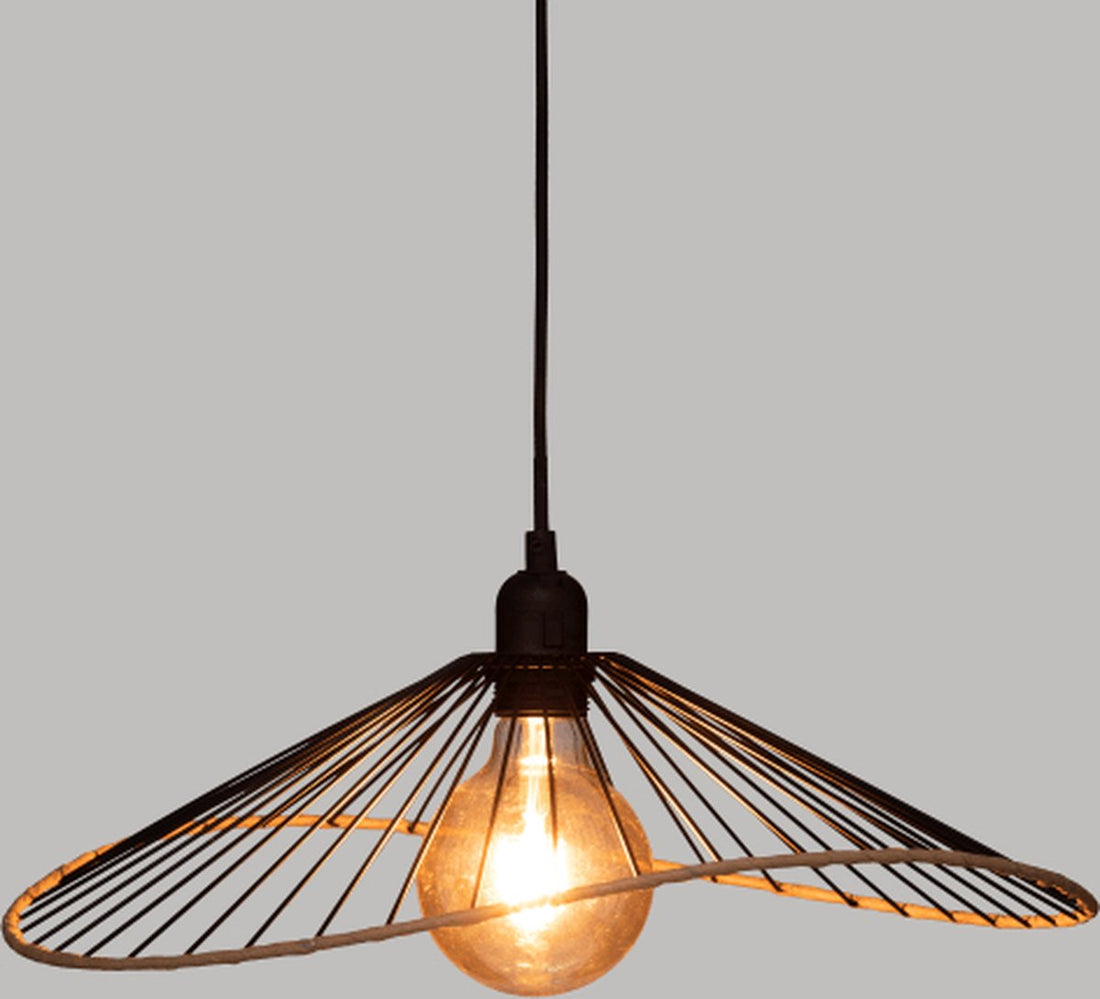 Modern Alara pendant lamp black metal wire