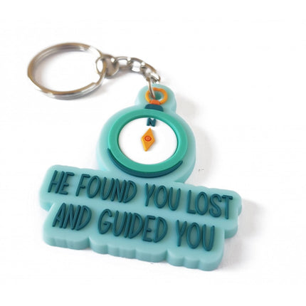He found you lost and guided you sleutelhanger