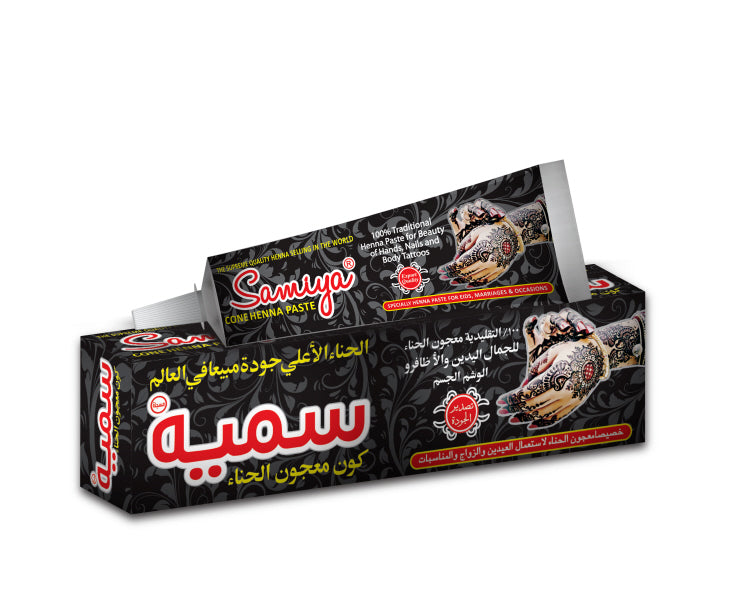Pâte au henné noir en tube Samiya