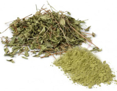 Natural henna leaves