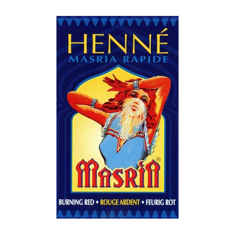 Henna Masria Rapide Rouge Ardent rouge vif
