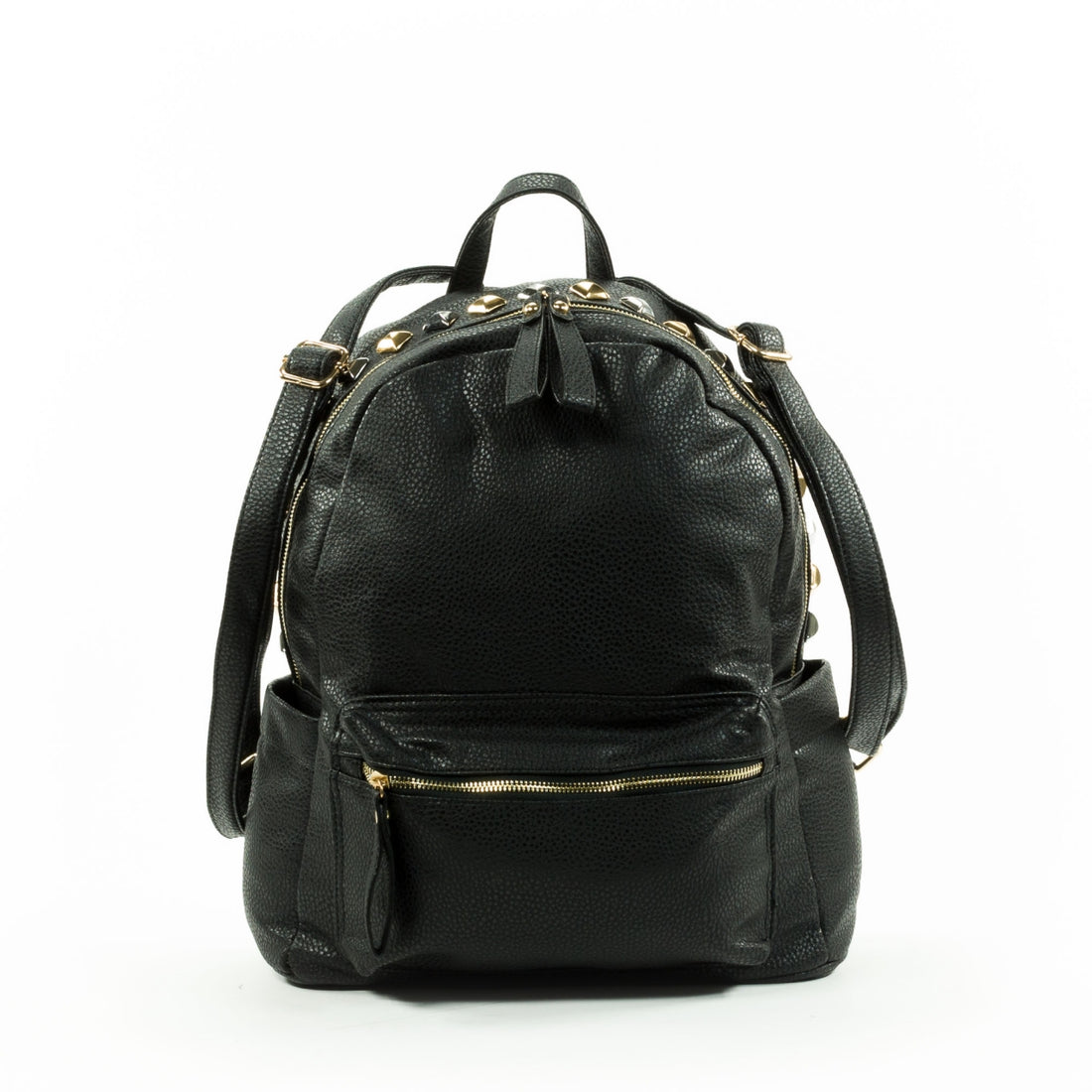 Diana & Co rugtas Herisson zwart – leatherlook met studs, 37 x 16 x 41 cm – foto 2