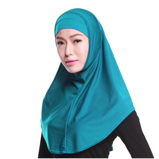 2-piece stretch hijab